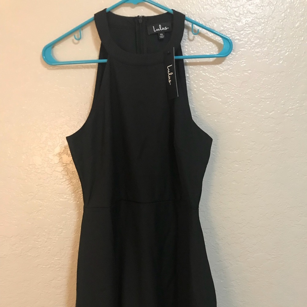 NWT Lulus Mamacita halter skater dress